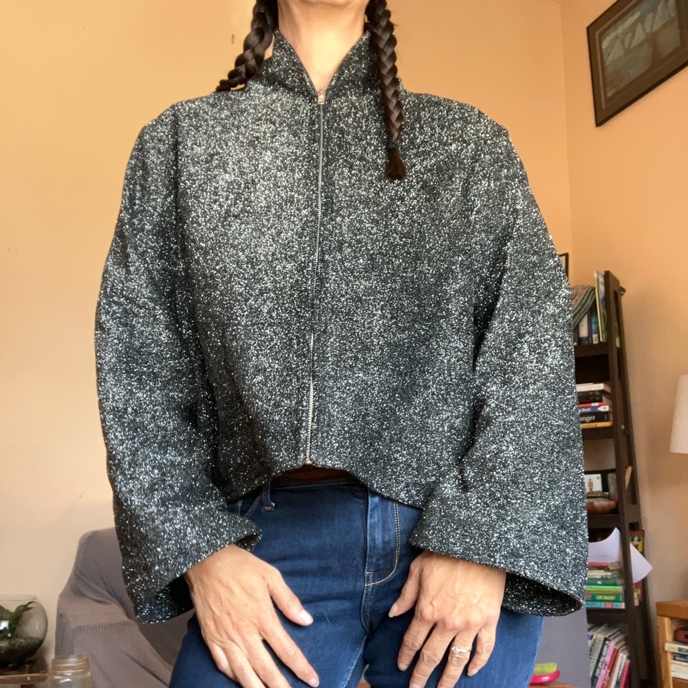 Gorgeous goth sparkly coat!